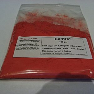 Kalkfarbe Rot - Pigmente zum Färben