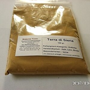 Kalkfarbe Erdfarbe Terra di Siena - Pigmente zum Färben
