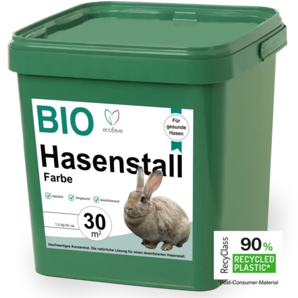 Hasen-Stallfarbe Ecofave 1,5kg / ca. 30 m²